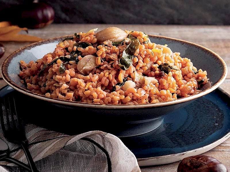 Pancarlı Ve Kestaneli Bulgur