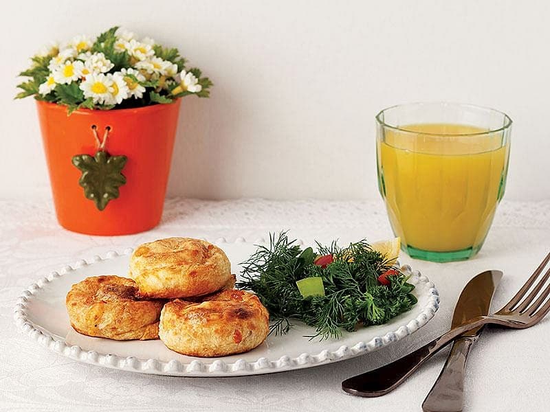 Patatesli Ve Kaşar Peynirli Mini Gül Börek