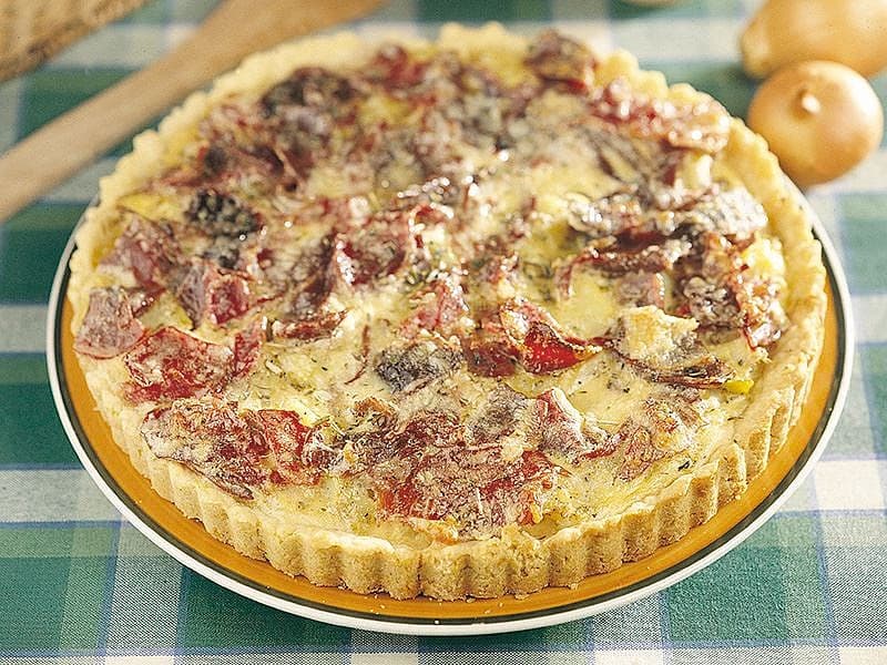 Patatesli Ve Pastırmalı Tart