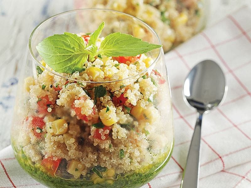 Pestolu Kinoa Salatası
