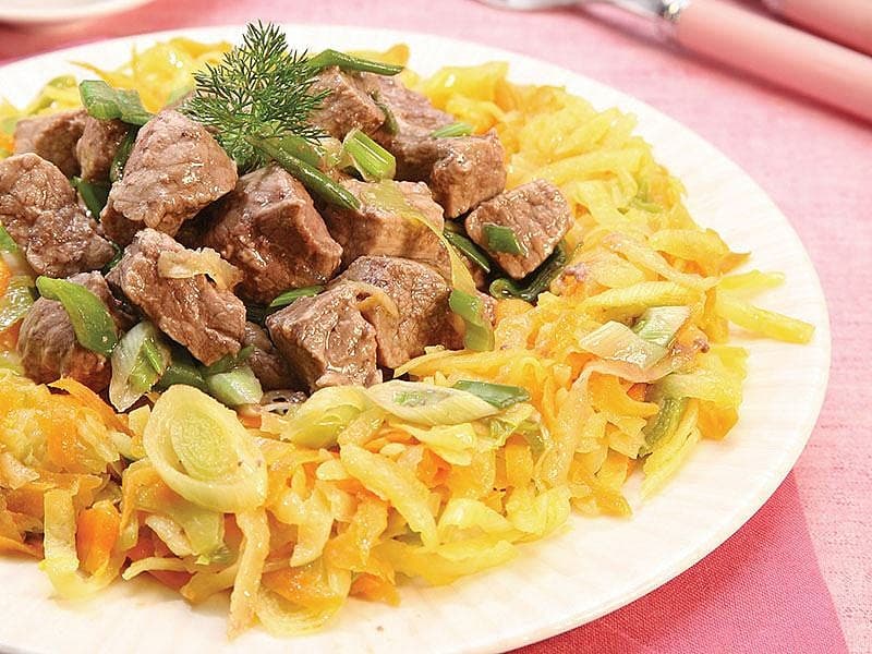 Pırasalı Samanyolu Kebabı