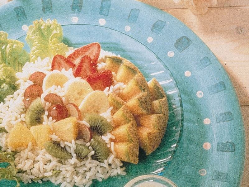 Pirinçli Meyve Salatası