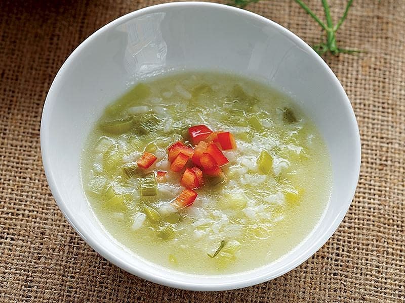 Pirinçli Pırasa Çorbası