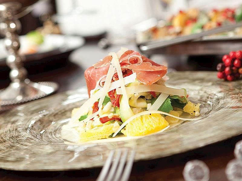 Portakallı Ve Buğdaylı Kabak Carpaccio