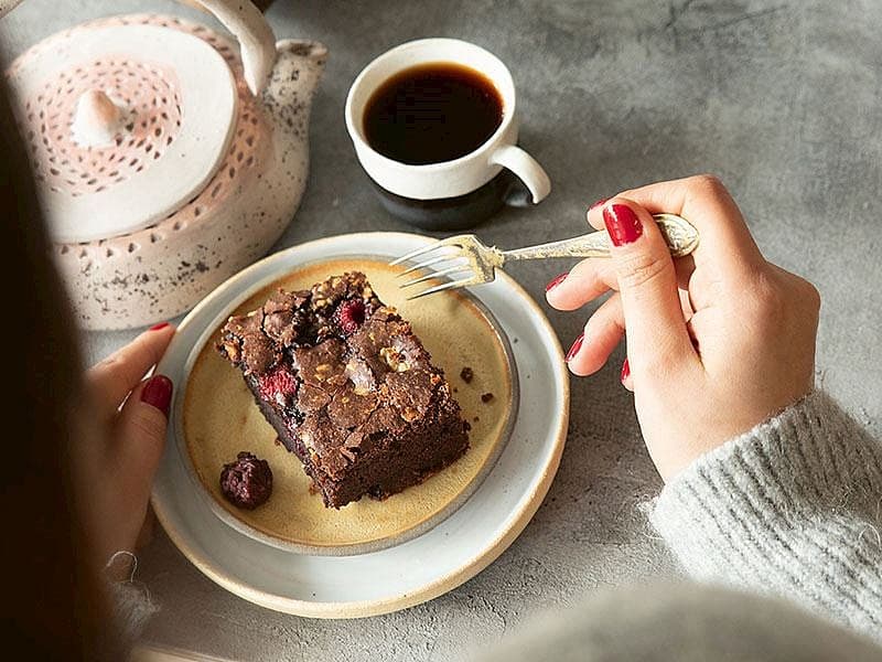 Salepli Ve Orman Meyveli Brownie