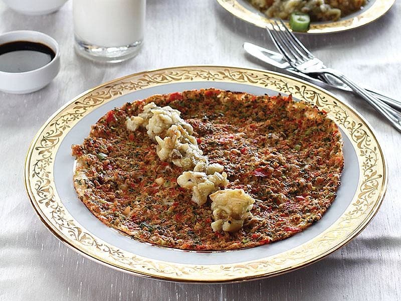 Sebzeli Gaziantep Lahmacunu