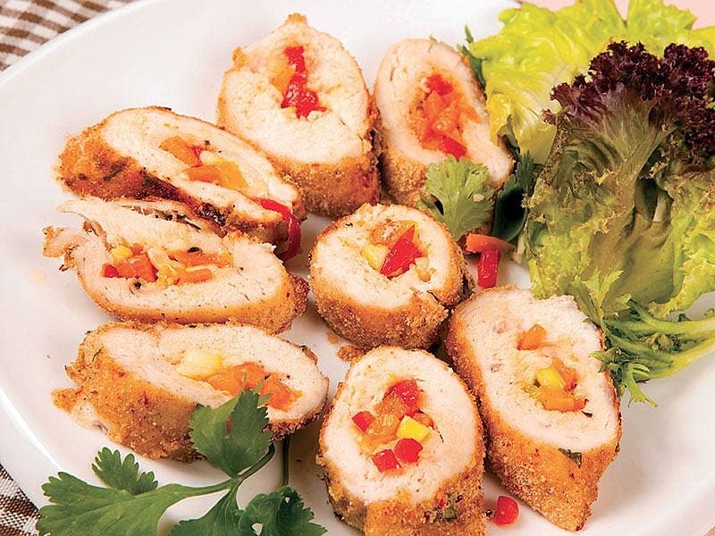 Sebzeli Tavuk Sarma