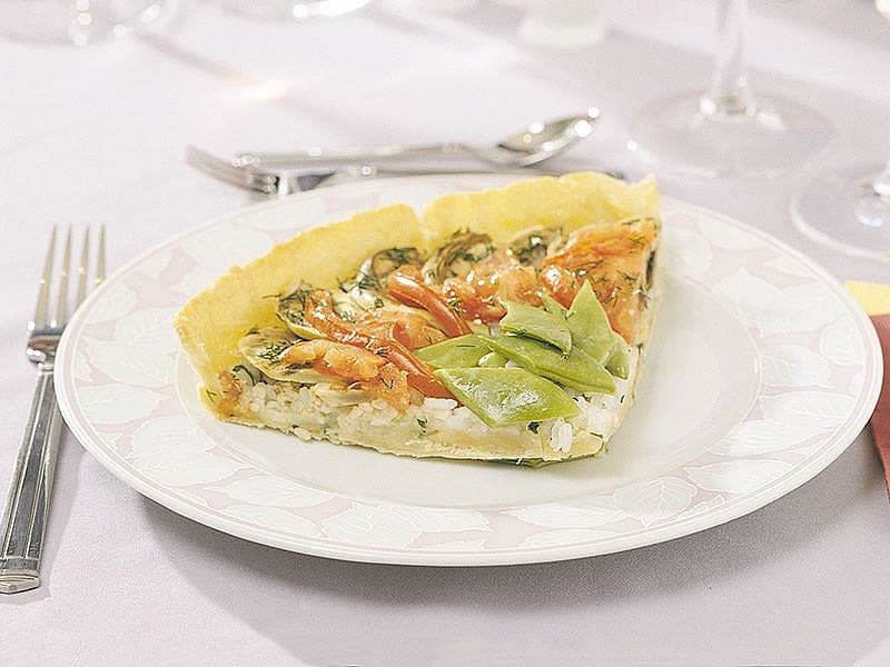 Sebzeli Ve Pirinçli Tart