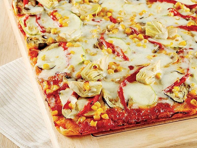 Sebzeli Yufka Pizza