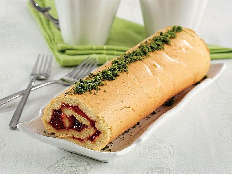 Şeftali Marmelatlı Rulo