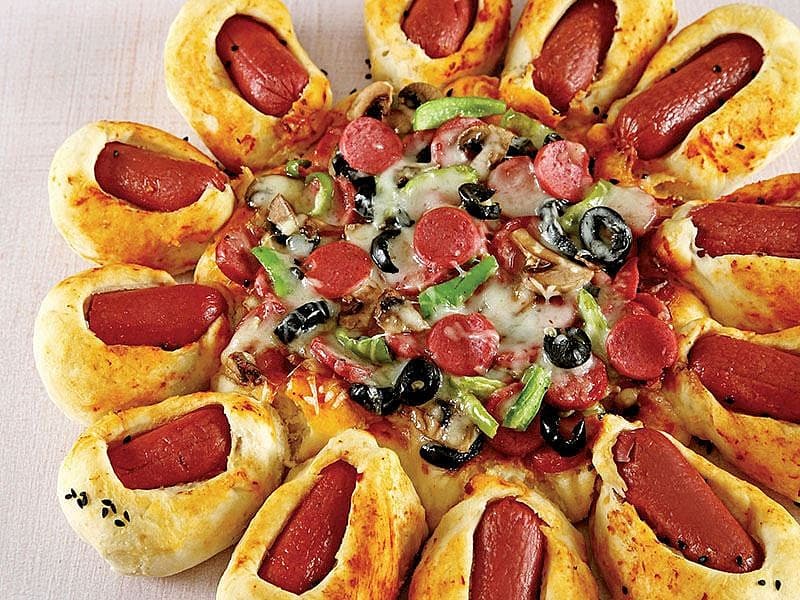 Sosisli Pizza