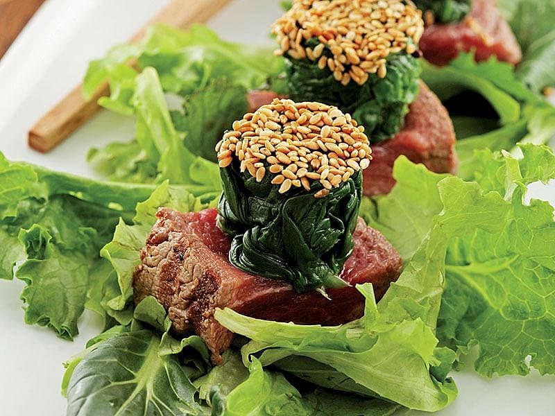 Susamlı Küp Steak’Ler