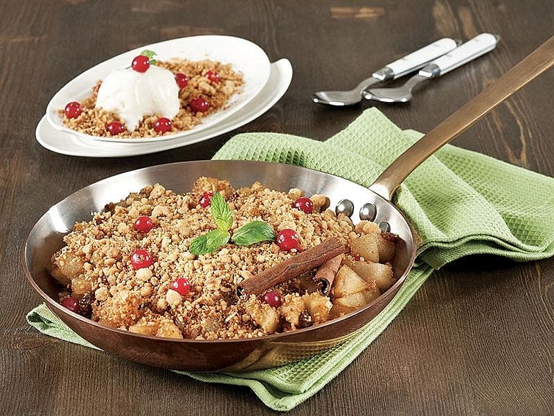 Tavada Elmalı Crumble