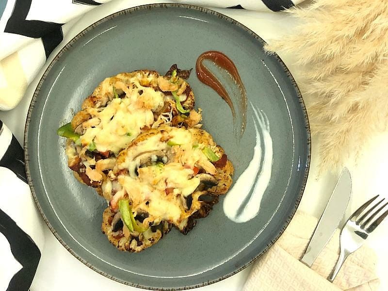 Tavuklu Karnabahar Pizza