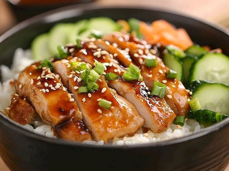 Tavuklu Teriyaki Donburi