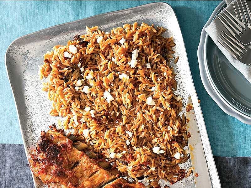 Tulum Peynirli Arpa Şehriye Pilavı