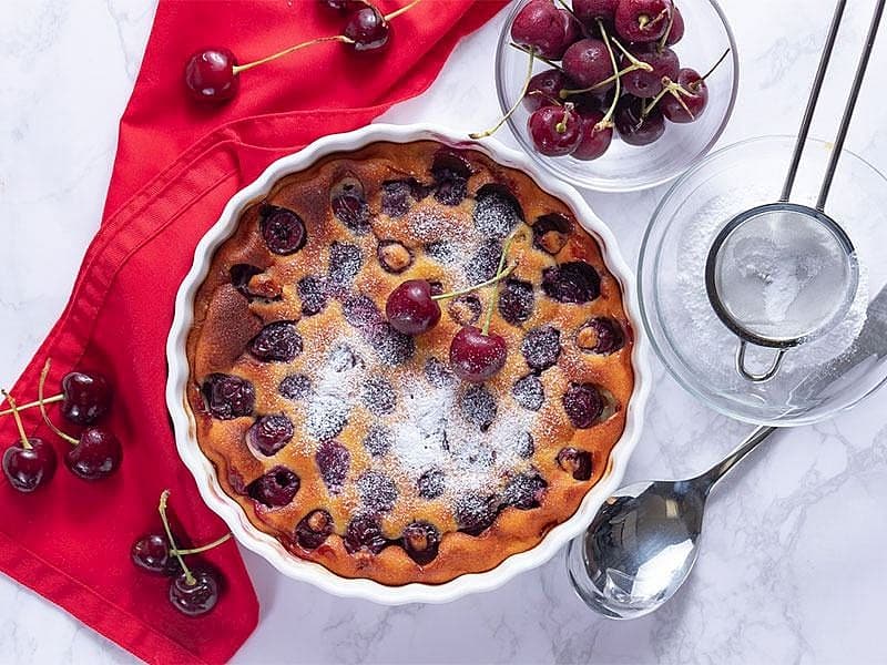 Vişneli Clafoutis (Klafuti)