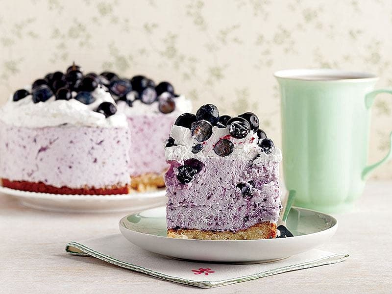 Yaban Mersinli Soğuk Cheesecake