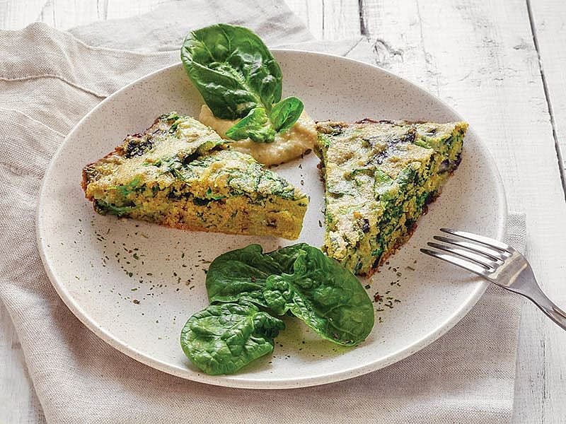 Yufkasız Ispanaklı Börek