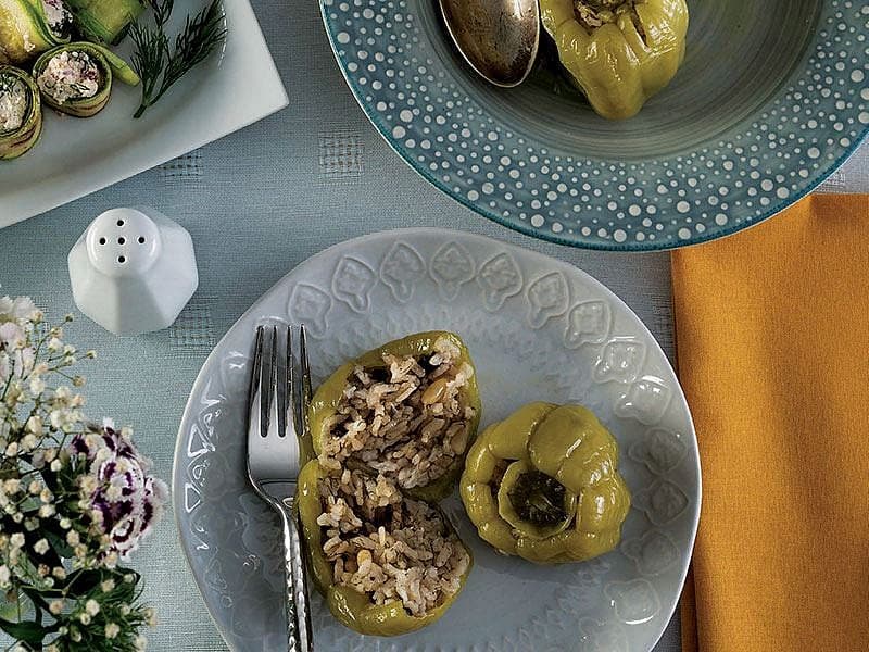 Zeytinyağlı Biber Dolması
