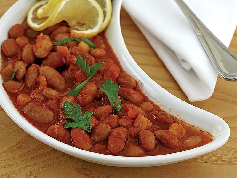 Zeytinyağlı Barbunya Yemeği
