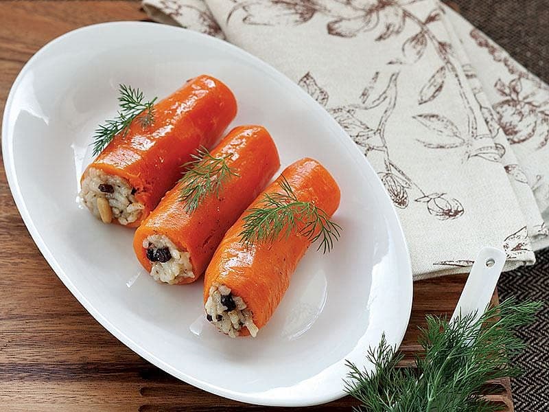 Zeytinyağlı Havuç Dolması