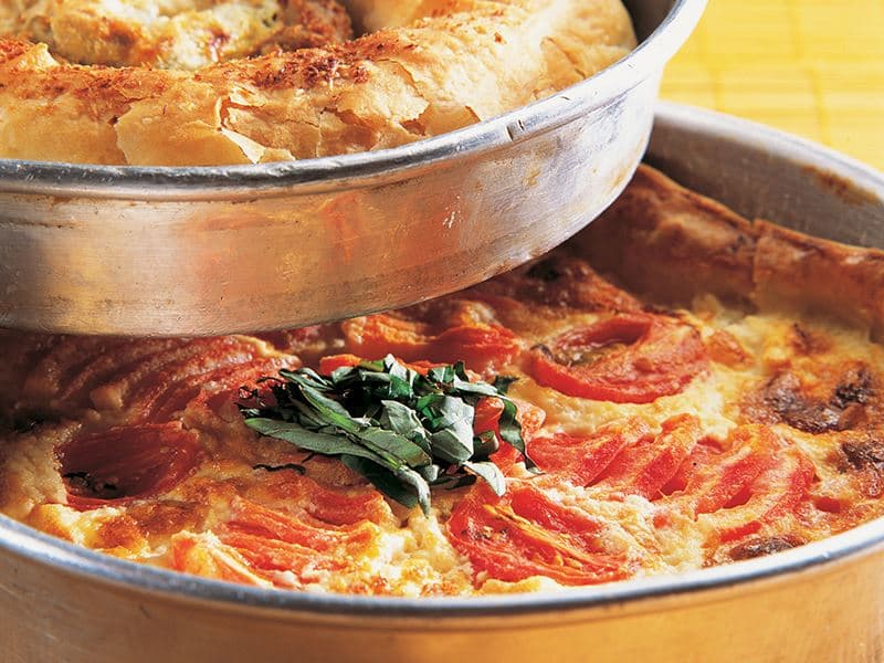 Domates Ve Keçi Peynirli Börek