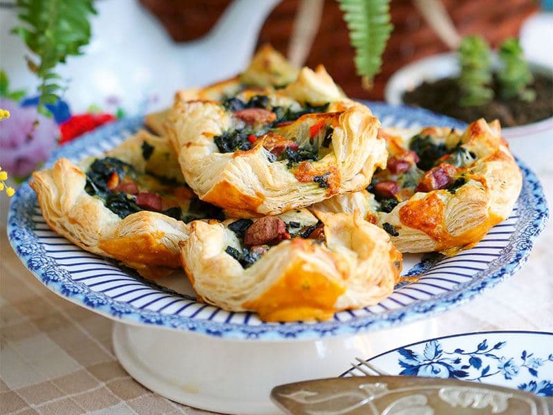 Ispanaklı Milföy Çanakları