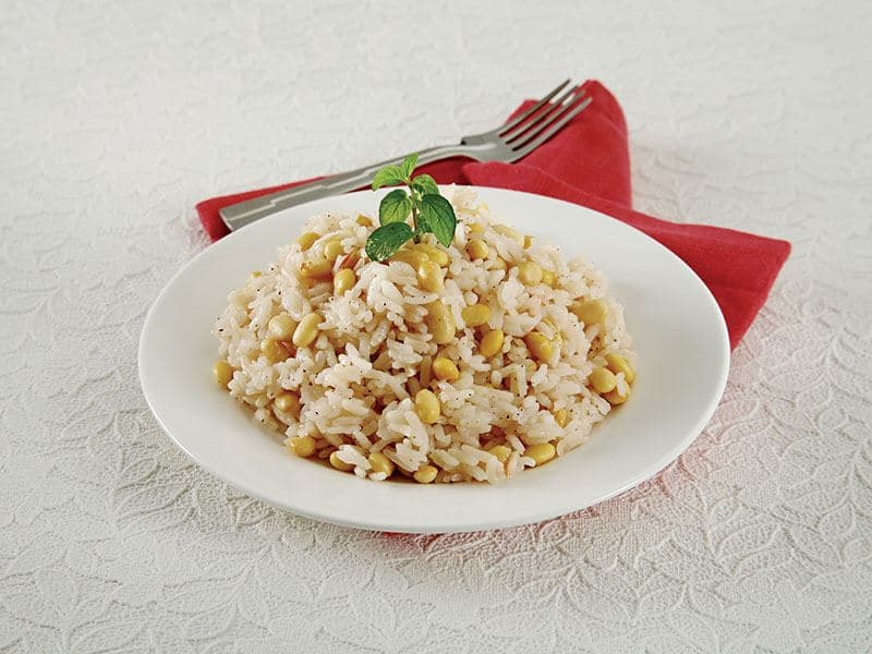 Soya Fasulyeli Safranlı Pilav