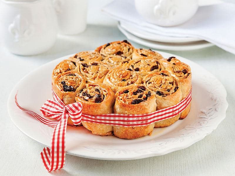 Üzümlü Ve Cevizli Çörek