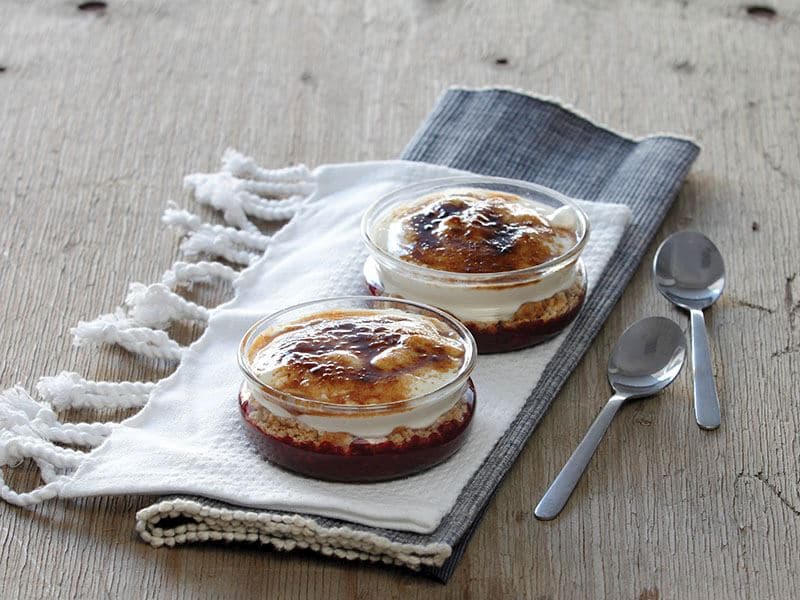 Yabanmersinli Cheesecake Brüle